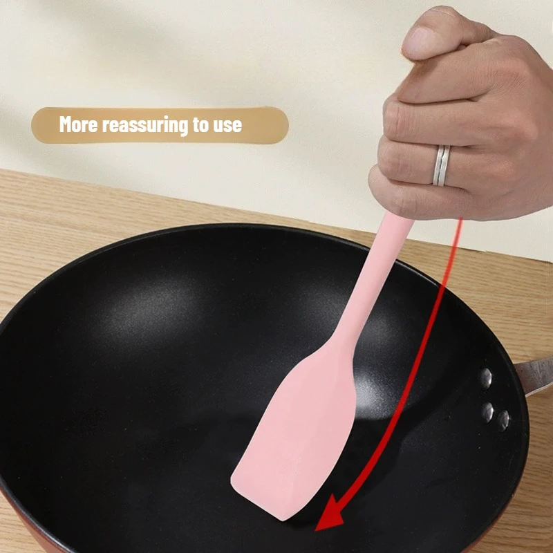 3PCS/Set Pink/Green/Black Silicone Spatula Set Cream Scraper Cakes Slices Jam Application Kitchen Baking Mixing Baking Tools