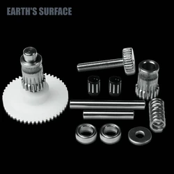 ES-3D Printer Parts Bowden/Voron Annex Extruder Sherpa Mini Extruder Parts Double Gear Kit For 1.75mm Filament Extruder Parts