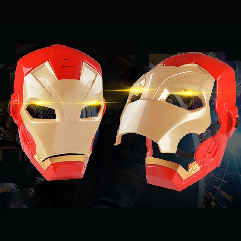 الرجل الحديدي قناع الكابتن قناع سوبر كول خارقة قناع لعبة الأداء الدعائم تأثيري الدعائم لعبة هدية هدية عيد الميلاد