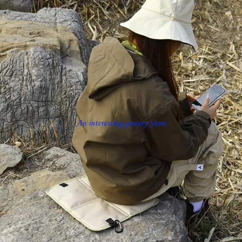 

652D Camping Moistureproof Seats Pad Portable Folding Outdoor Sit Cushion Waterproofs Hiking Sit Pad for Outdoor Activity