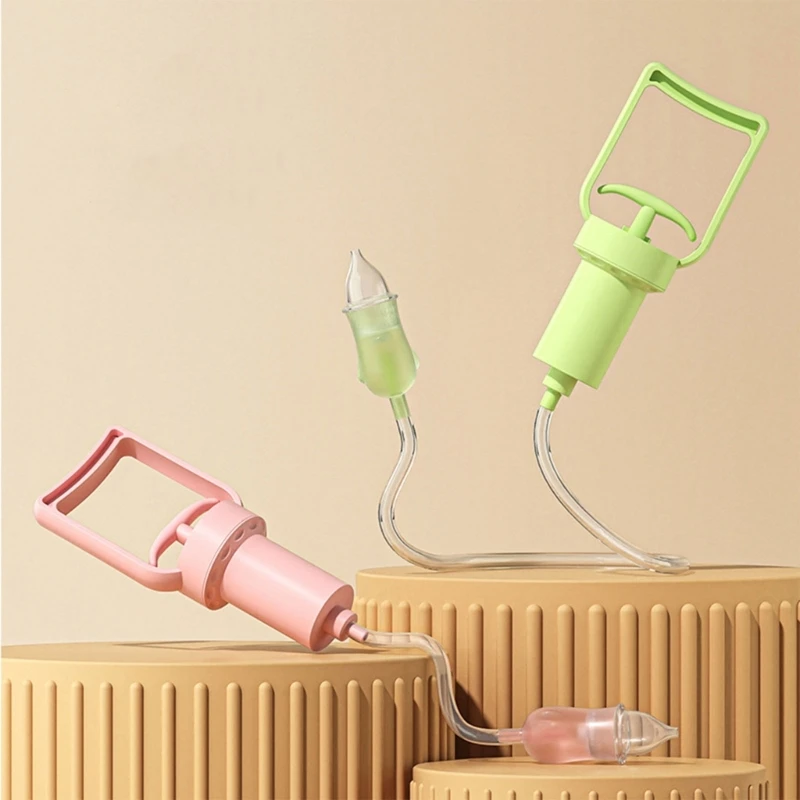 Handheld Baby Nasal Cleaner User Friendly Nose Liquid Suction Tool Anti Backflows Nasal Aspirator for Smooth Breathing