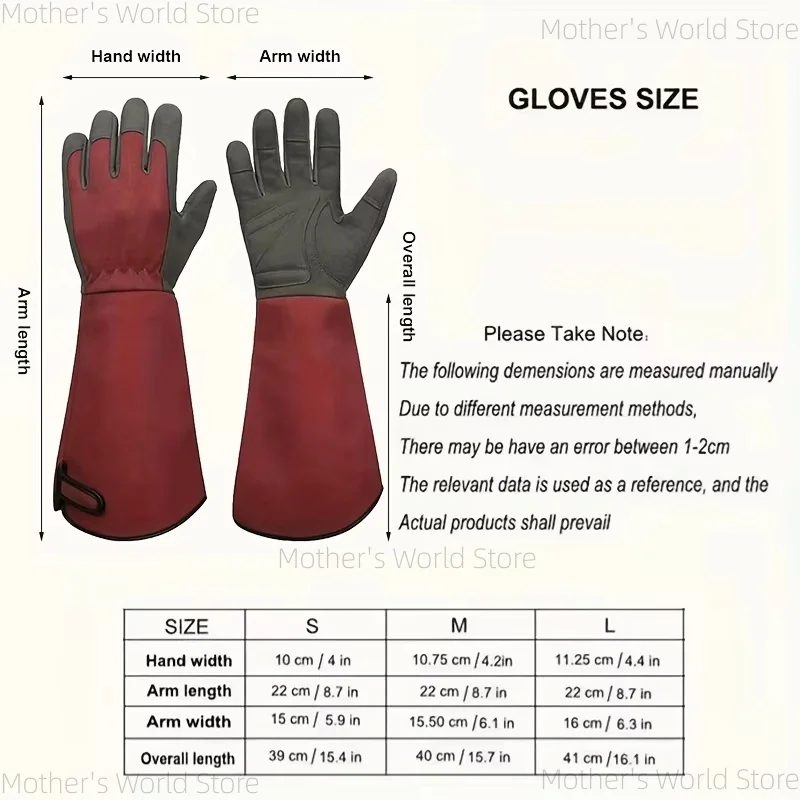 Long Style Gardening Gloves Thorn Proof Gloves Canvas Rose Pruning Garden Gloves with Touch Screen Breathable Work Gloves1