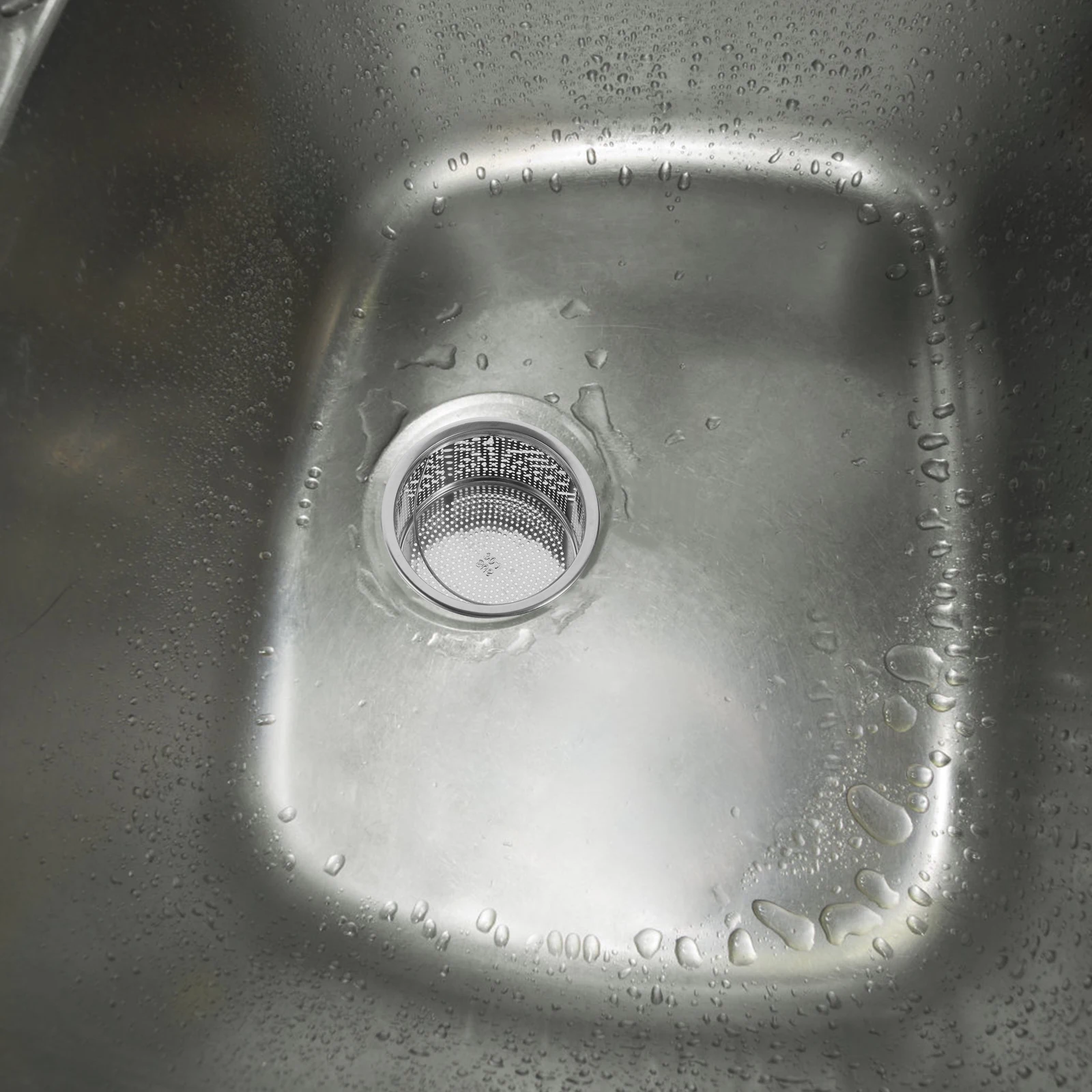 

2pcs Stainless Steel Sink Strainer Basket for Kitchen Bathroom Drain Block Food Efficiently Smooth Edge No Scratch Household