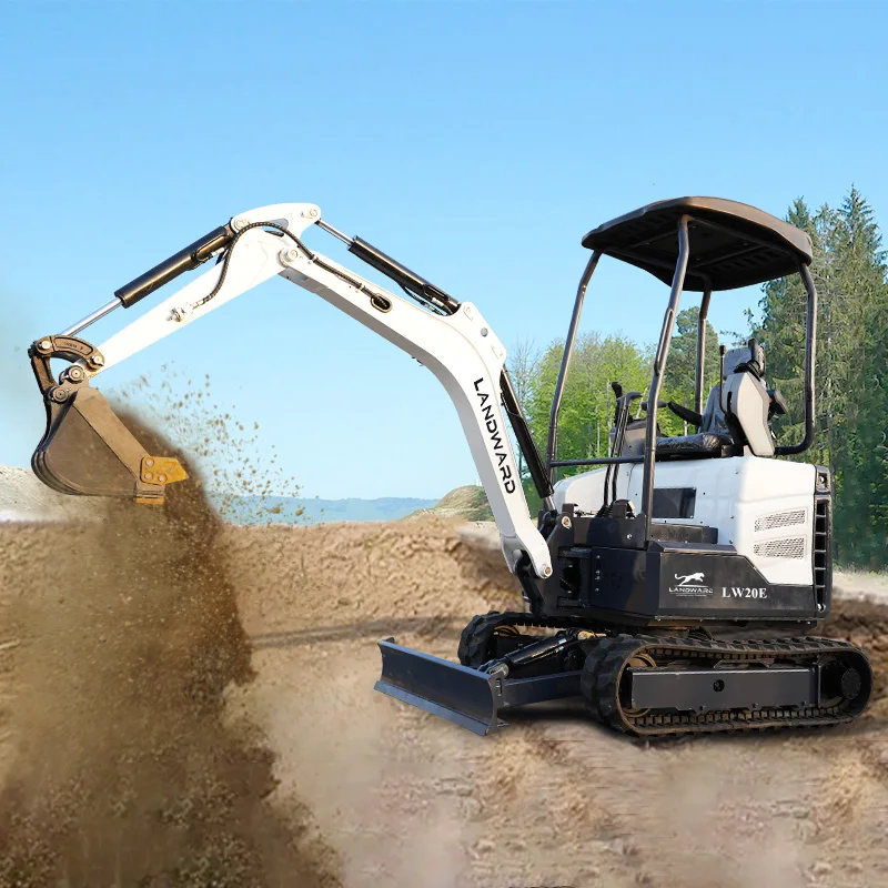 2-ton China Crawler kleine graafmachine Gratis verzending Boomgaard Boerderij Gebruik Bagger Groothandel Hoge kwaliteit 1,5 ton minigraafmachine op maat