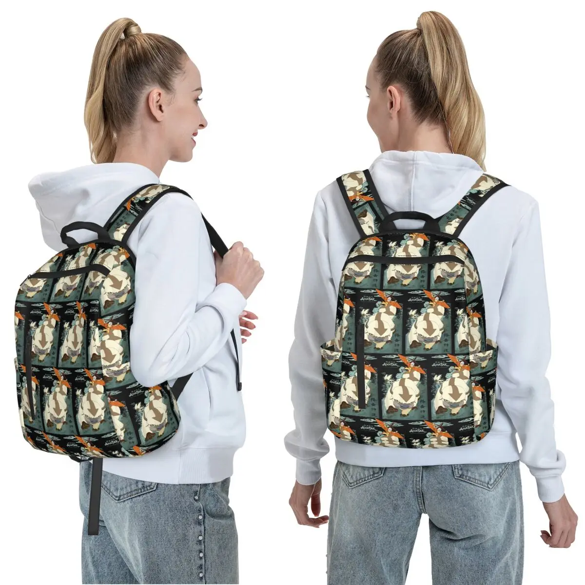 Avatar In Flight Backpack Daypack Large Capacity Boys Girls BookBag School Bag Shoulder Bags for Men Women