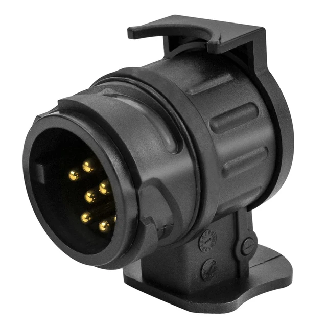 13-pinowy do 7-pinowego adaptera holowniczego Przyczepa kempingowa Ciężarówka Hak holowniczy Adapter wtyczki samochodowej 12V Wodoodporne złącze konwertera gniazda elektrycznego