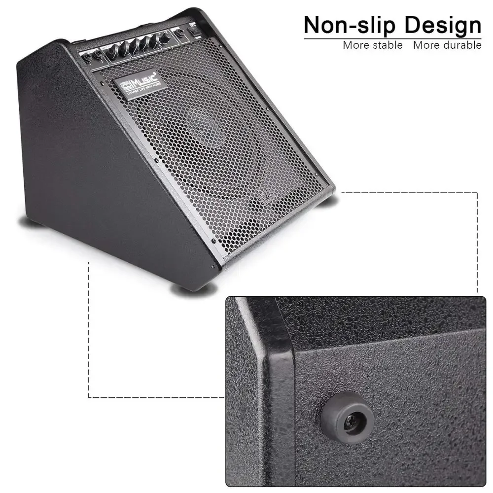 Best Seller Musical Instruments Hot Sales 100W 2 Channels Bluetooth Electronic Drum Set Amplifier
