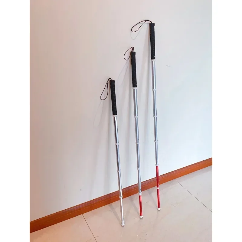 

1pc Retractable Cane 29-125cm Telescopic Trekking Pole Multifunctional Walking Stick the Elderly Old Man Crutch