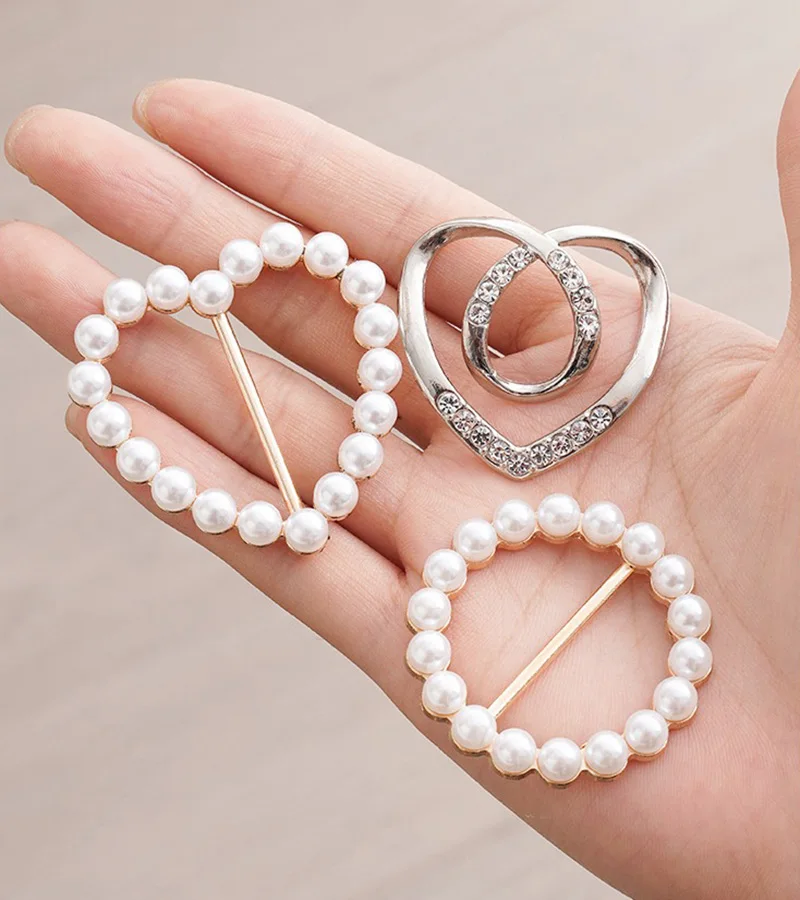 النساء هندسية بروش الملابس الزاوية عقدة زر حلقة قميص هيم تي شيرت وشاح مشبك الملابس اكسسوارات الديكور