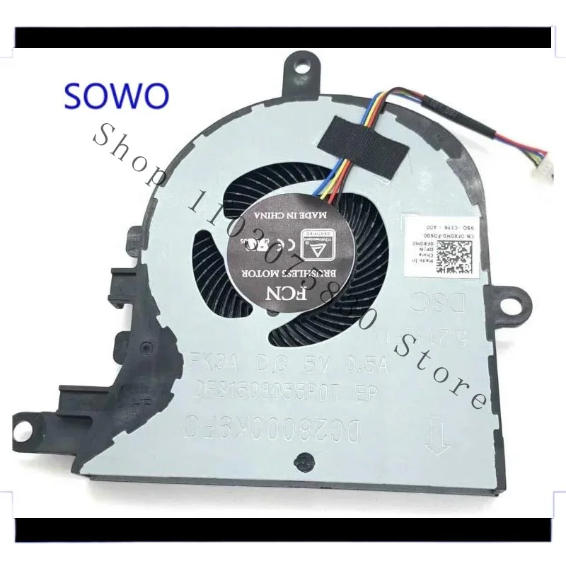 WYORESY Replacement Fan for Dell Inspiron 15-5570 17-5770 Latitude 3590 CPU Cooling Fan FX0M0 0FX0M0