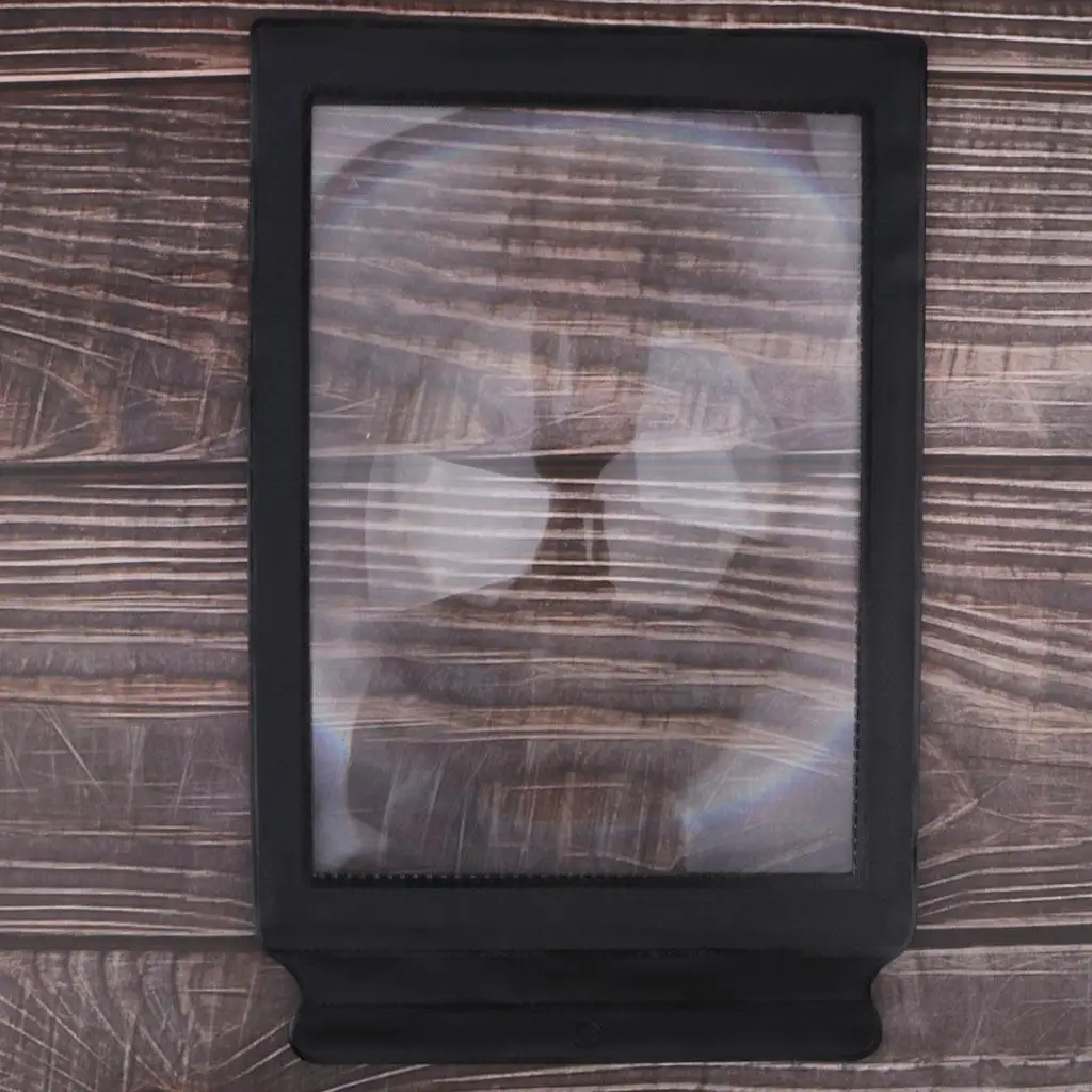 

Seniors Presbyopic Reusable Triple Full Page Magnifier Reading Magnifying