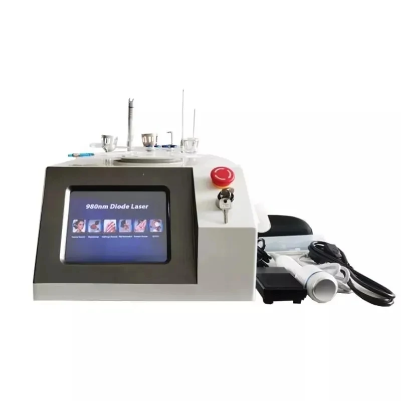 1470nm 980nm Diode Laser Lipolysis Commercial Machine Physiotherapy Treatment Optic Fiber Liposuction Handle Fat Dissolving