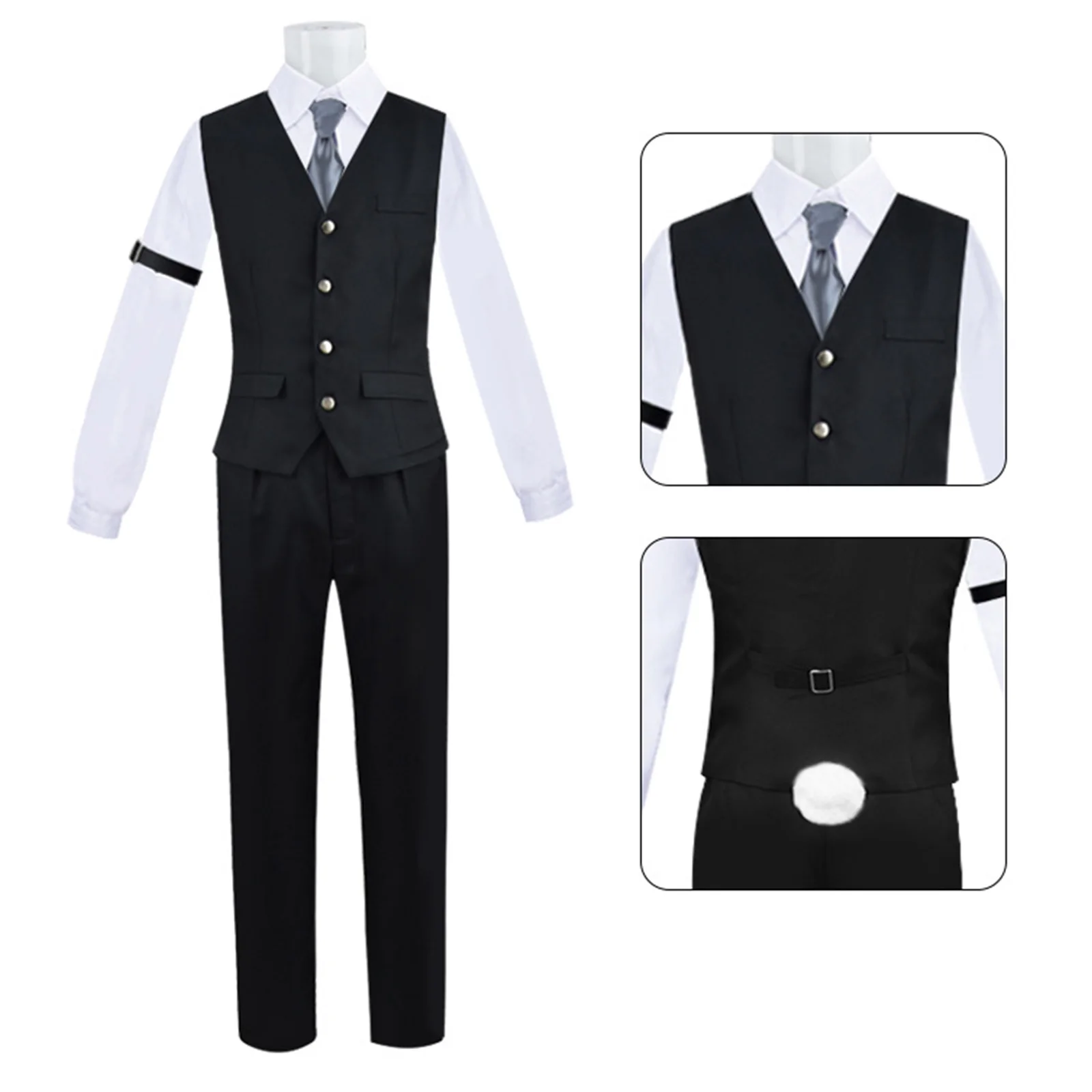 

Love Xavier Deepspace Cosplay Costume Wig Uniform Men Bunny Accessories Suit Clothes Halloween Party Carnival Outfit