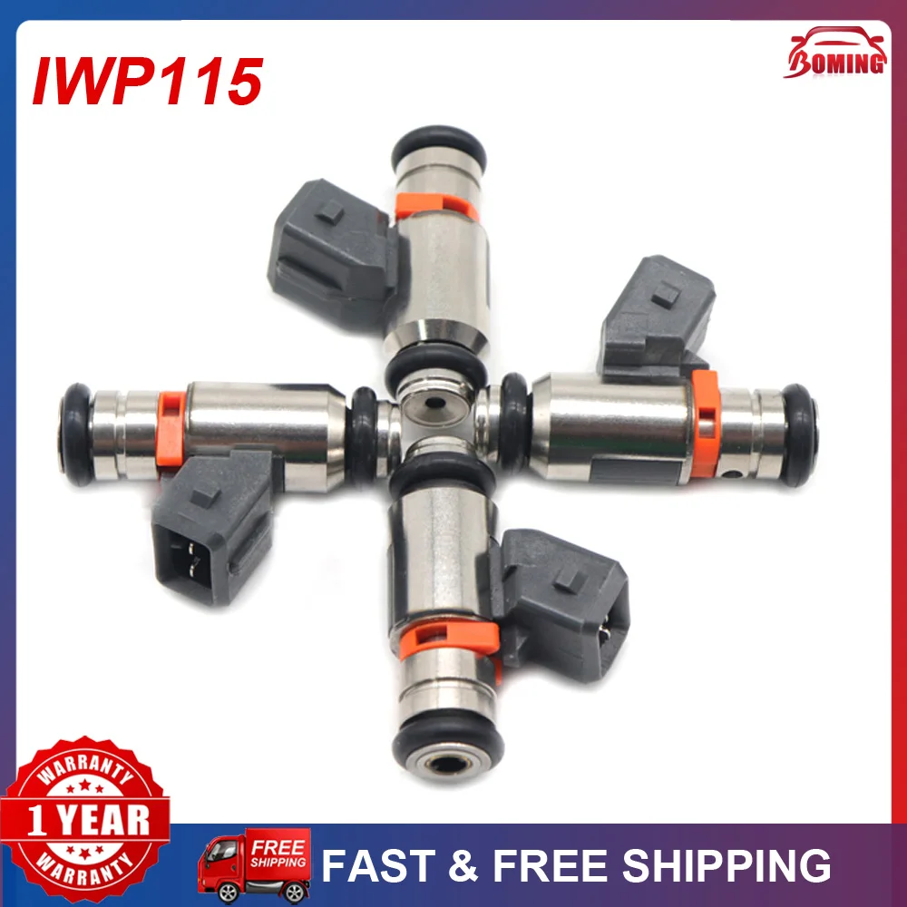 4PCS New Car Fuel Injector IWP115 Fit For Volkswagen GOL Parati Saverio 1.6 2.0 Golf IV / Polo 1.4 16V IWP 115 50102002 IWP-115