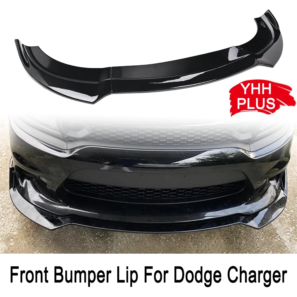 

For Dodge Charger SRT R/T Scat 3PCS Front Bumper Lip Splitter Accessories Auto Exterior Modification Parts