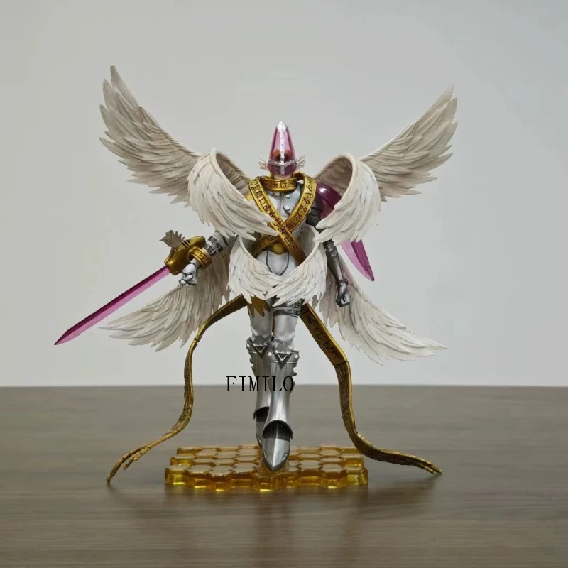 Grote Anime Heilige Angemon Animatie Beeldje Digimon Adventure Angewomon Actiefiguren PVC Leomon Model Collectie Speelgoed Pop Geschenken