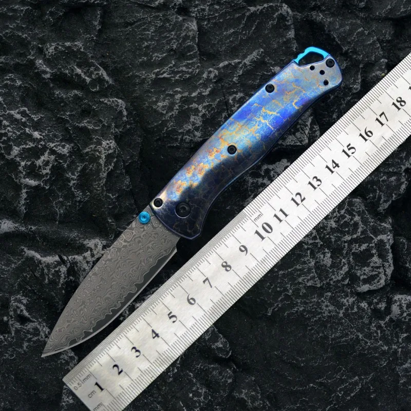 

Новый складной нож Butterfly BM BM535 из дамасской стали, для активного отдыха, с титановым сплавом, EDC-инструмент