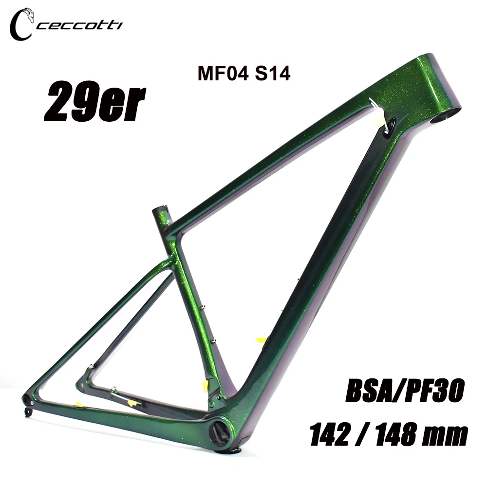 DIY Color Carbon Frame 29er MTB 15 17 19 Carbon mtb Frame 29 BSA PF30 Bicycle Frameset Max Load 250kg 2 Year Warranty