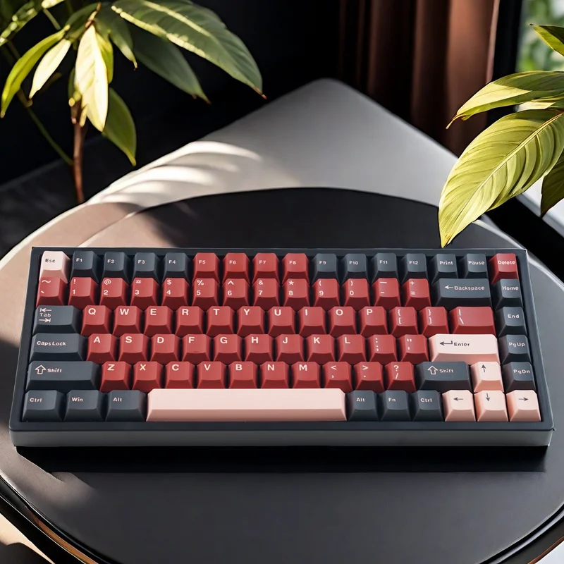 

MATHEW KC84 RGB Wireless Mechanical Keyboard Programmable Bluetooth 2.4G Hotswappable 75% Layout Linear Switch for Gaming Office