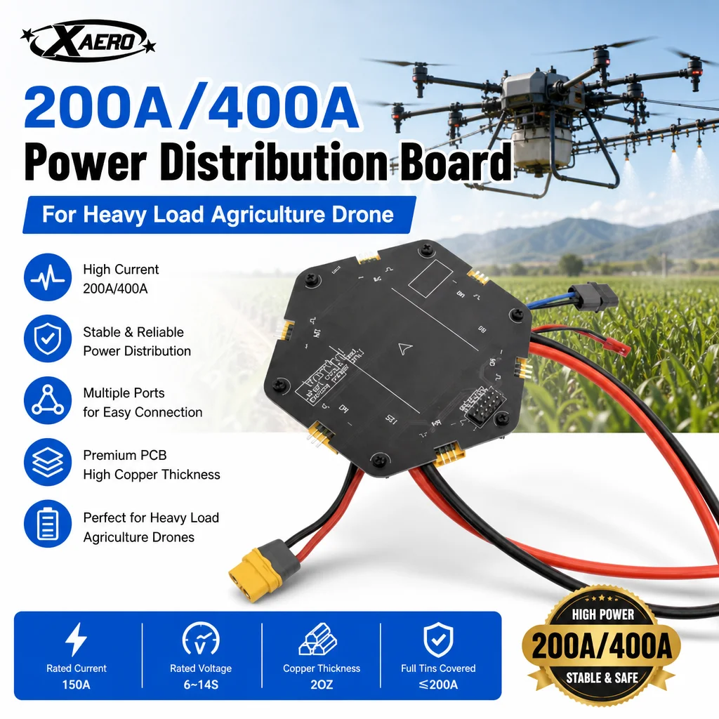 placa-de-distribucion-de-energia-xaero-200a-400a-para-plataforma-de-drones-de-pulverizacion-agricola-de-carga-pesada