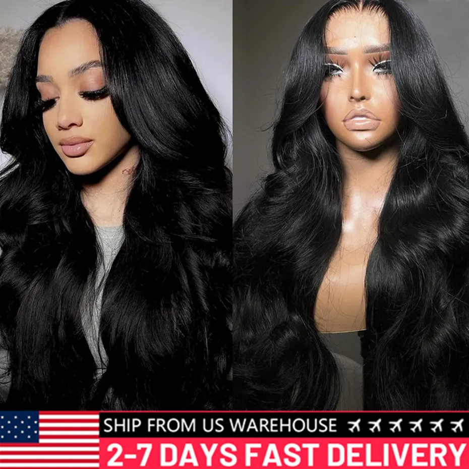 Brazilian 180 Density Body Wave 13x6 HD Lace Front Human Hair Wigs For Women 5x5 Ready To Wear Glueless Wig 13X4 Lace Frontal Wi