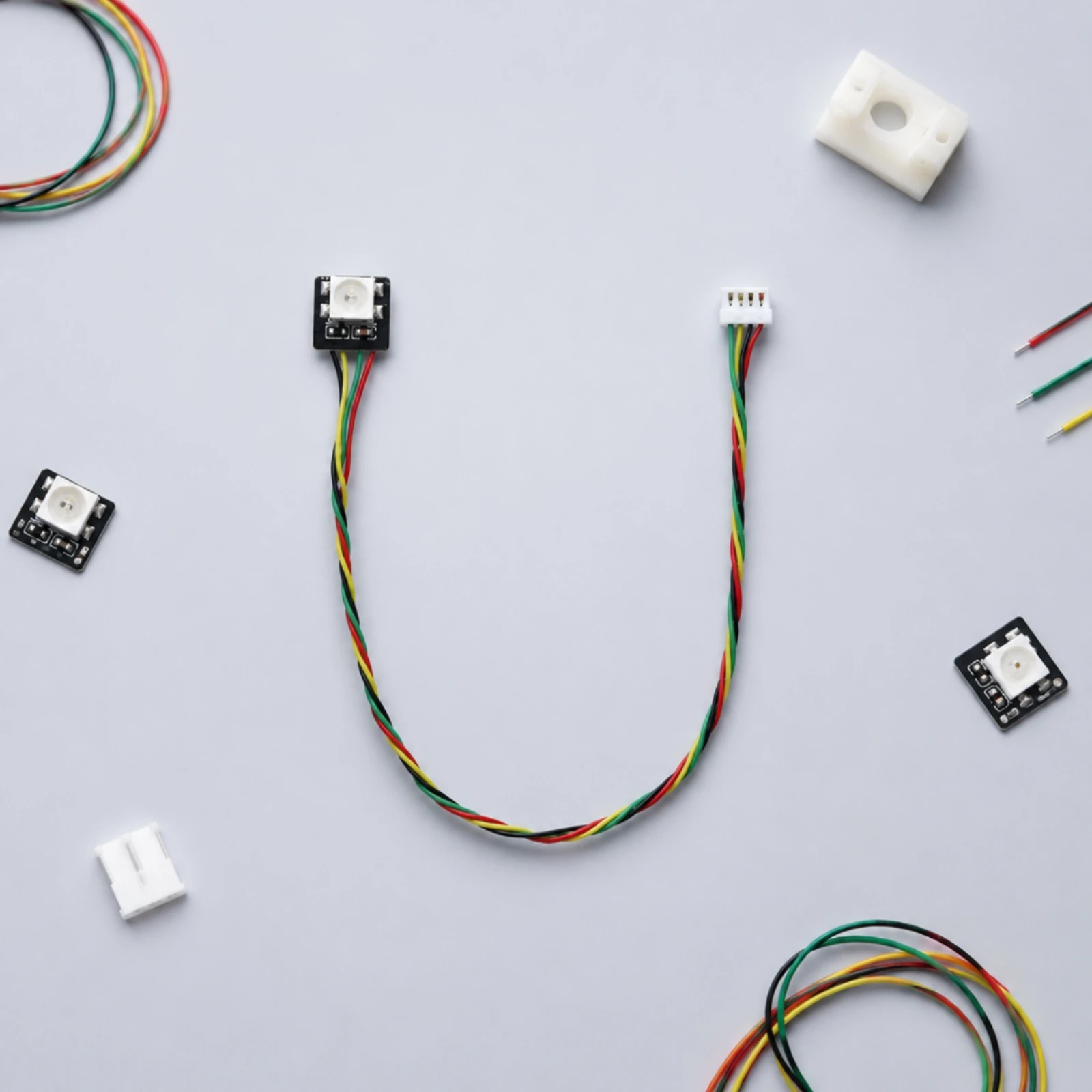 LED Light Board with Cable Miniature Pcb Accessory Glowing Printer for Makers, Maker Projects, Model Making