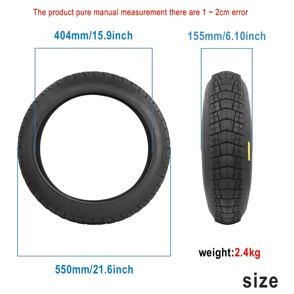 20x3.0 20x4.0 20x4.5 20x5.0 Fat Tire 20x400 Schlauch für 20 Zoll E-Bike – Verschleißfeste Offroad-Sand-Schnee-Reifen-Teile – Detail 16
