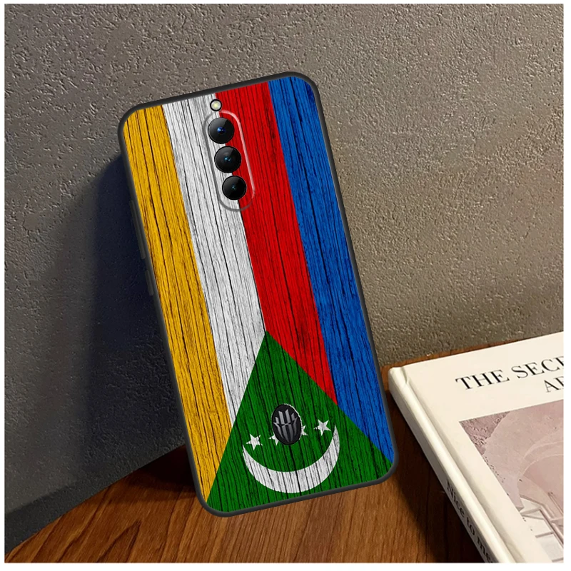 Comoros Flag For ZTE Nubia Red Magic 8 Pro Phone Case For Red Magic 6 7 6S 7S Pro 5G 5S 6R Back Cover