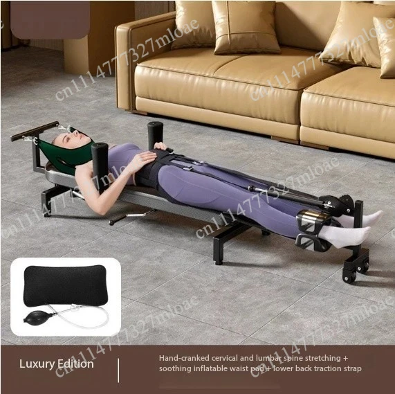 Soothing Bed Neck and Lumbar Extension Machine Traction Device Spine Extension Fitness Leg Turning Machine