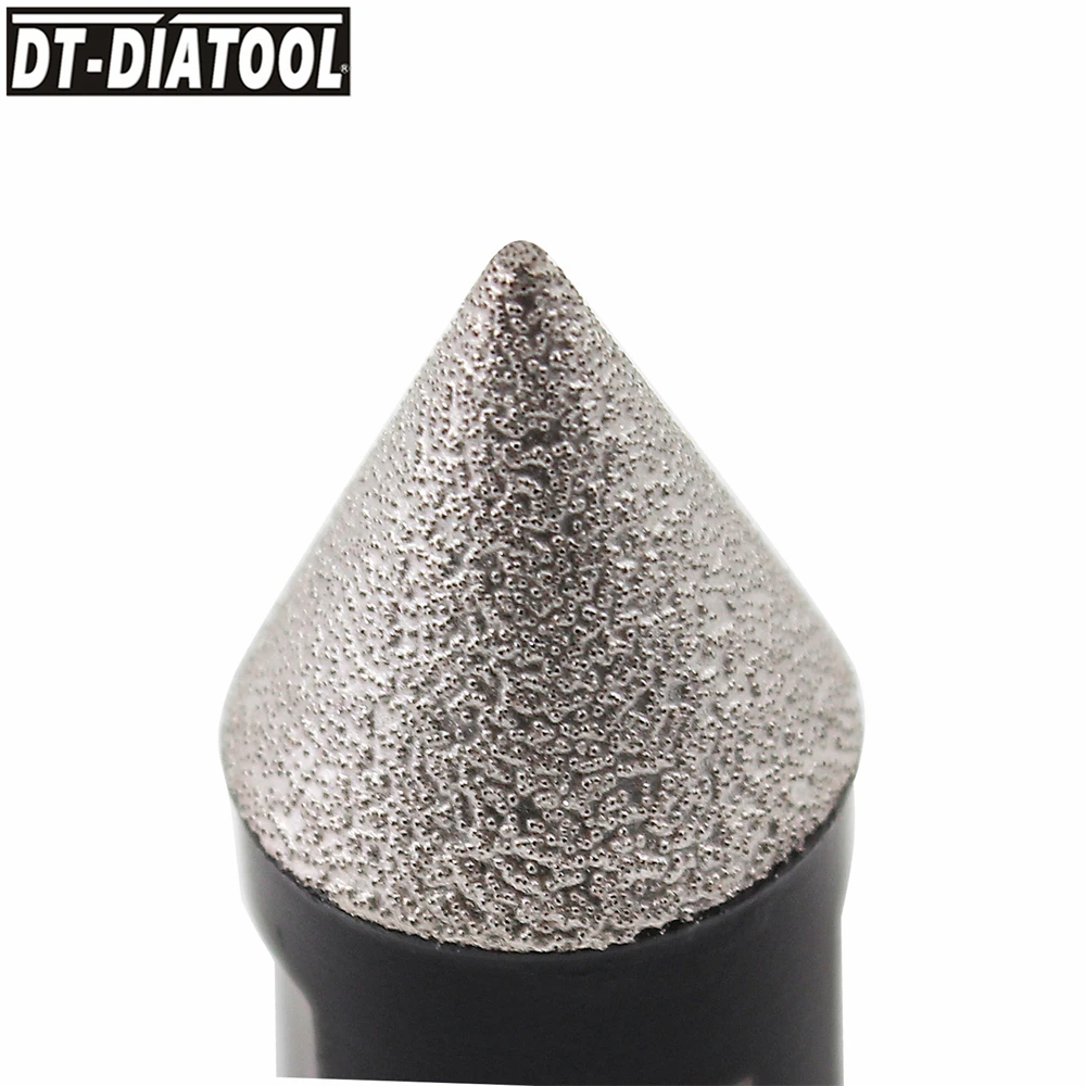 DT-DIATOOL 20mm Diamond Chamfer Finger Milling Bits M10 Hole Saw Drilling Crown Enlarging Masonry Tile Polishing Bevelling Korea