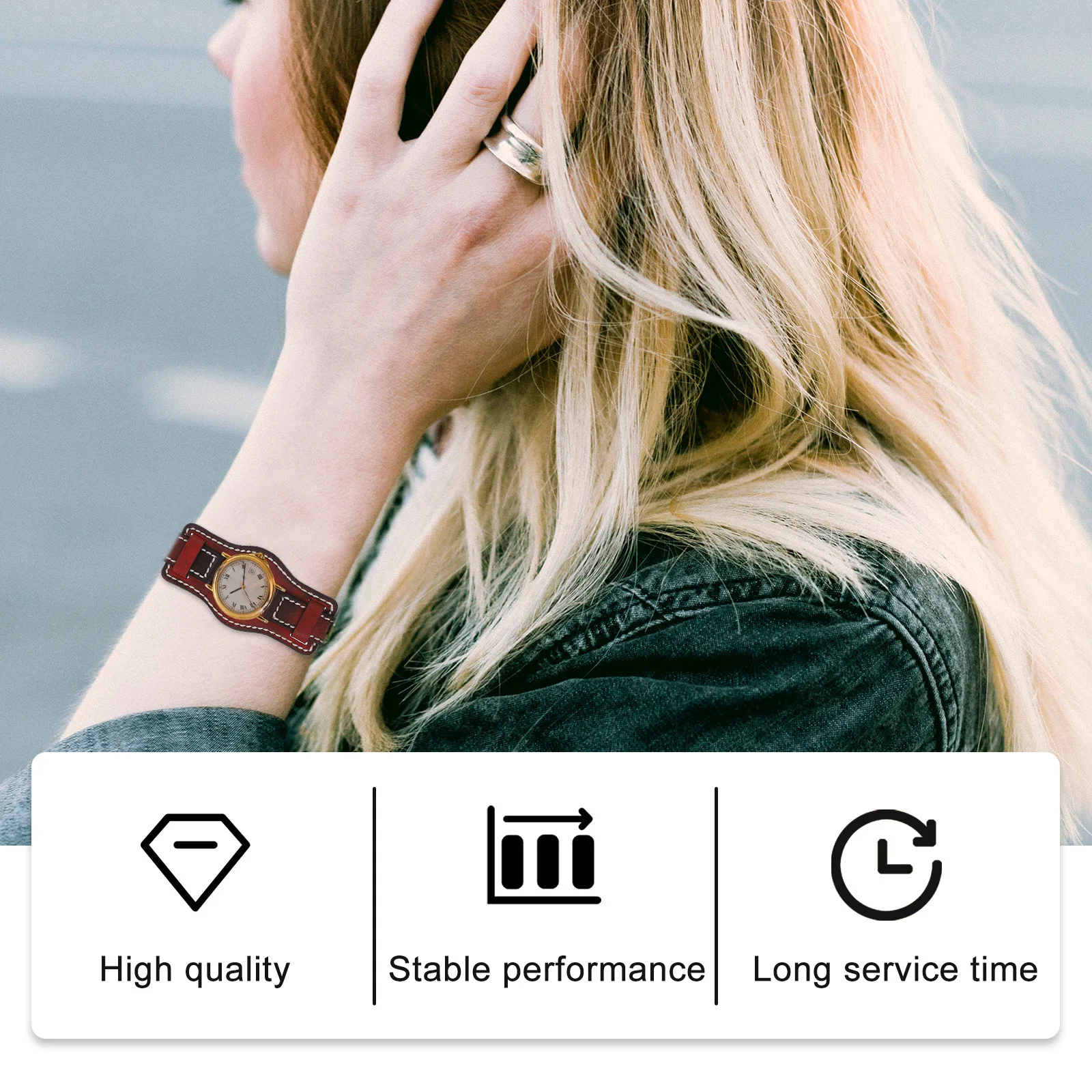 

Watch Band Vintage Casual Replacement 20Mm Wristwatch Band Anti Metal Allergy Comfortable