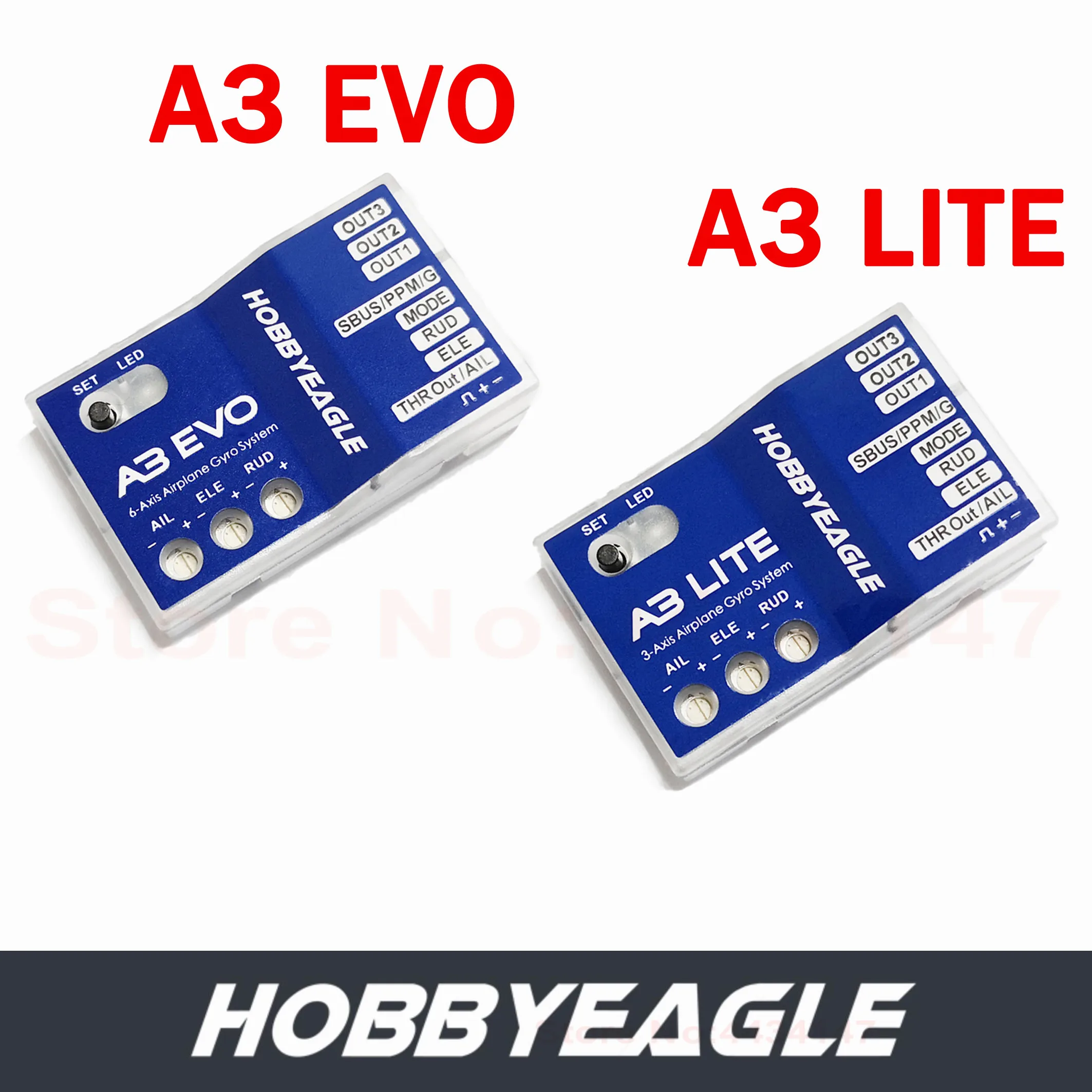 HobbyEagle A3 EVO A3 LITE Fixed Wing Gyro Stabilizer 6/3 Axis Airplane Gyro System RC Flight Stabilizer