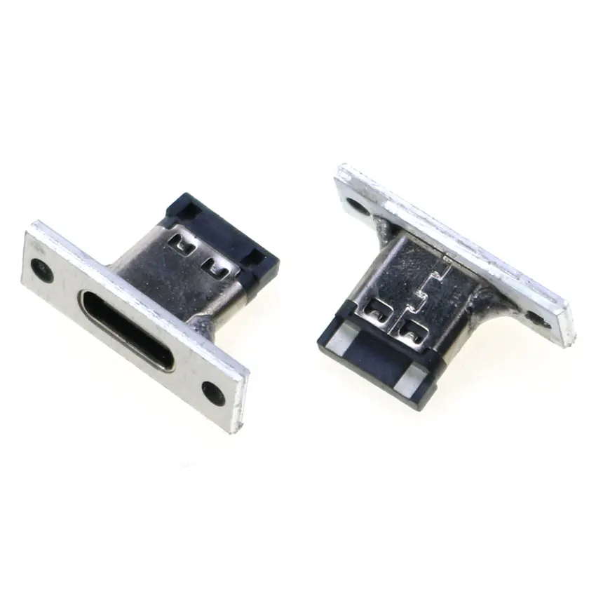 1pcs USB 3.1 Type C Female Connector Data Charging Port Type-C Double-sided Positive Negative Plug-in Test Board With PCB Board