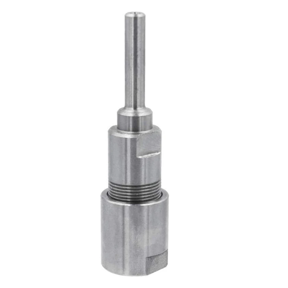 Heavy Duty Stainless Steel 1/4 Inch Shank Router Collet Extension Rod Trimming Engraving Machine Extender Chuck Holde Extender