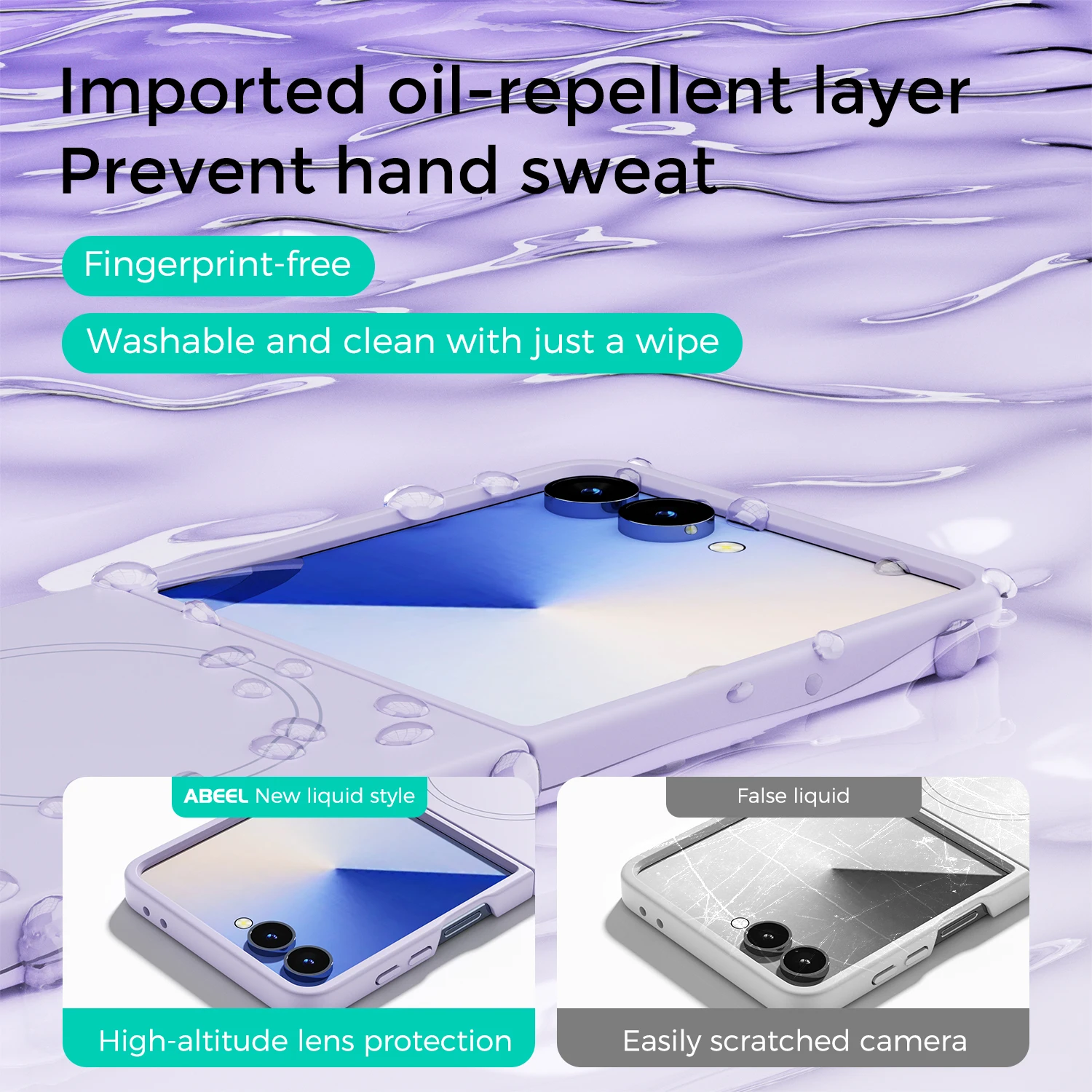 Liquid Silicone Magnetic Wireless Charging Phone Case for Samsung Galaxy Z Flip 7 6 5 Flip7 FE Flip6 Shockproof Protection Cover - view 3