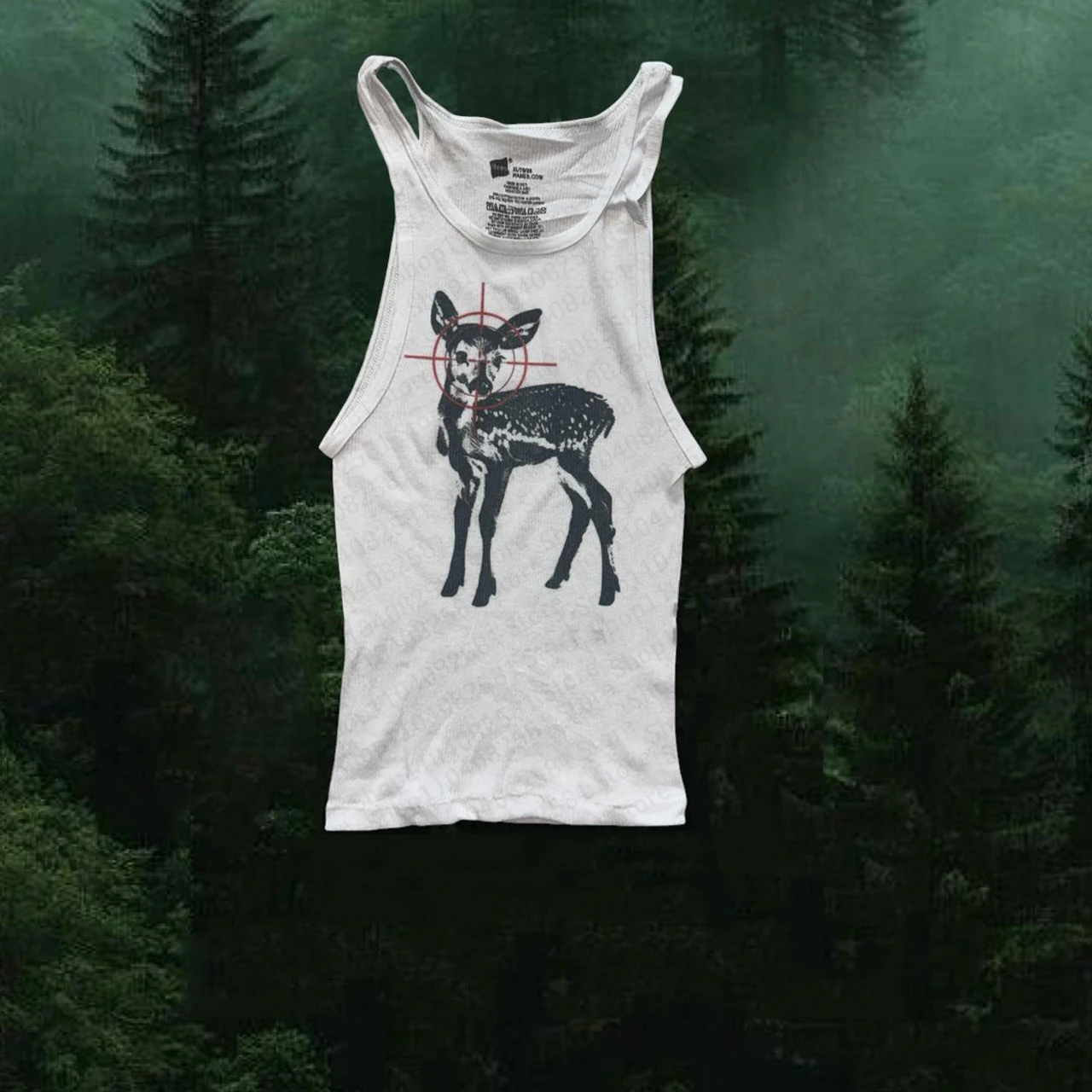 American fashion women's street vest Grunge Emo girl slim fit punk cartoon print cute crop top Y2k clothes Gothic baby top Emo