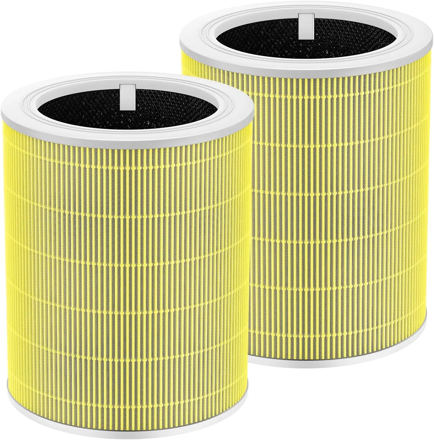 

Compatible 3-in-1 HEPA Air Purifier Replacement Filter, 2 Pack for Pet and Smoke Odor Removal