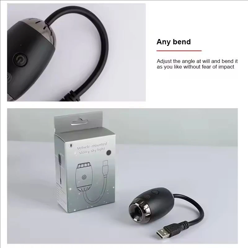 Auto-interieur licht Dak Sterlicht USB LED Sterrenhemel Sfeer Projectorlamp Nachtfeest Decor Romantisch Saturnus Galaxy Light