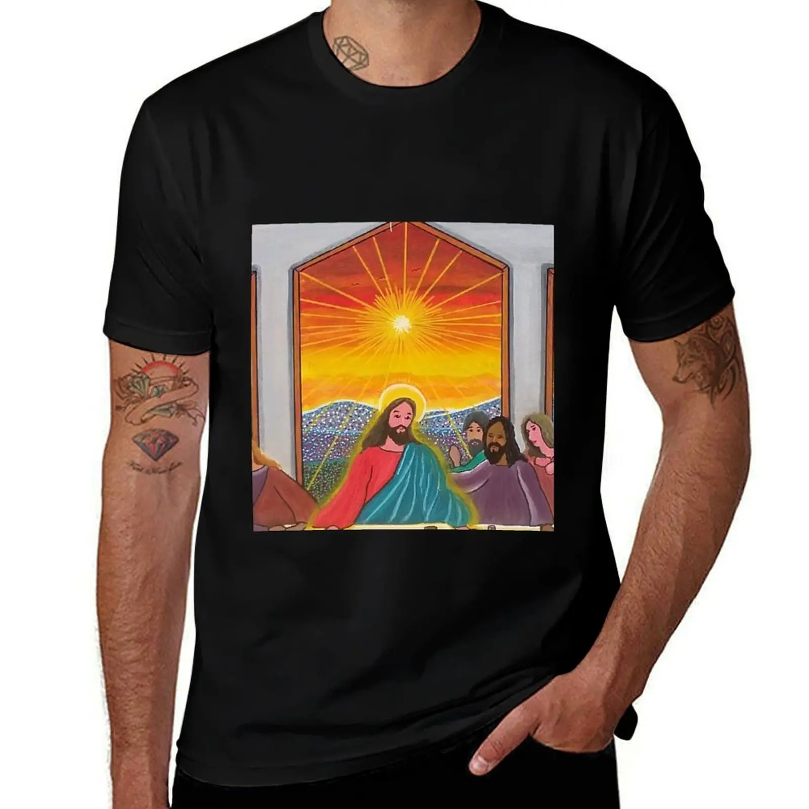 

Holy supper T-Shirt street wear oversized t shirt new gifts and t-shirts customs design your own oversized t shirt men