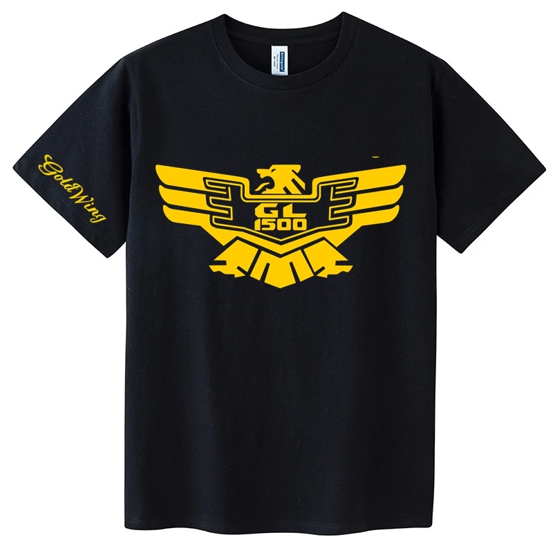 Image of 2025 Motorrad Goldwing GL1500 GL1800 T Hemd Männer Kurzarm Baumwolle T-shirt Cool Man Tops Tees T-shirts