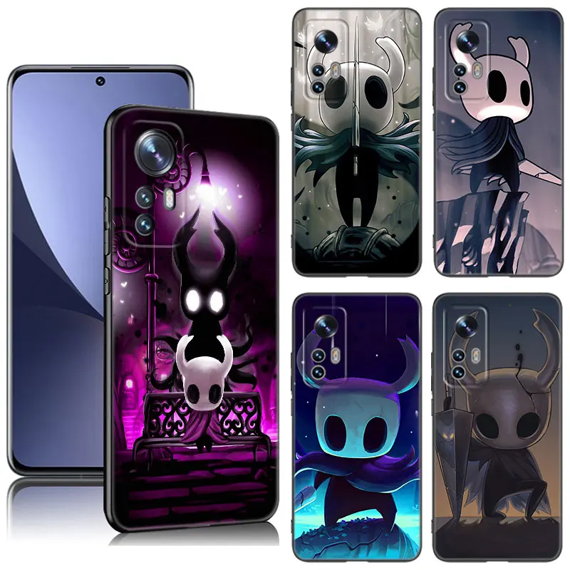 Hollow Knight Game Phone Case For Xiaomi Mi 9 SE 8 10 10T 11 12 13 Lite 9T 11T 12S 12T 13T Pro 5G 11i 12X Black Silicone Cover