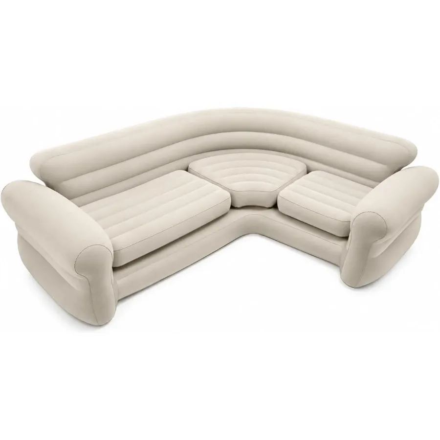 Inflatable Corner Sofa, L-Shaped Couch Family Lounge