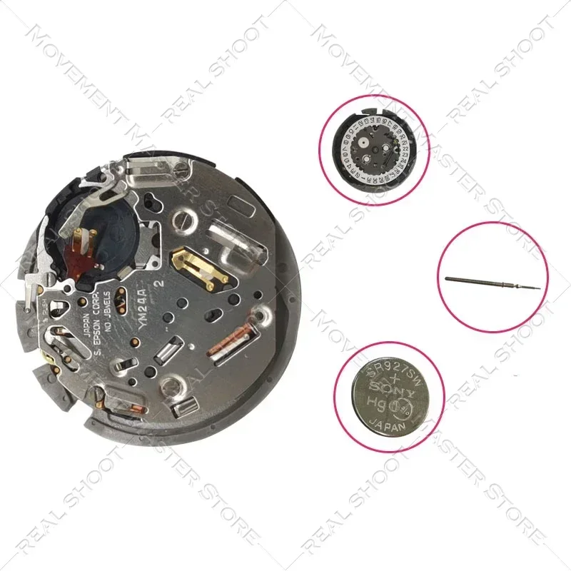 日本 Tianma Du () ムーブメント Ym24 クォーツムーブメント真新しい & オリジナル時計アクセサリー