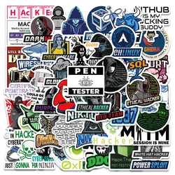 50PCS Hacker Programming Network Cool Stickers for Luggage Skateboard Laptop Motorcycle Toys Helmet Car Sticker
