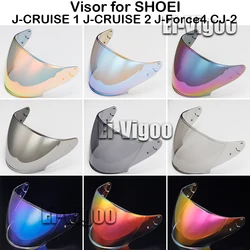 Motorcycle Half helmet Visor Anti-scratch Wind Shield Helmet Lens Visor For SHOEI J-Cruise I II J-Force4 Motorcycle Accessories