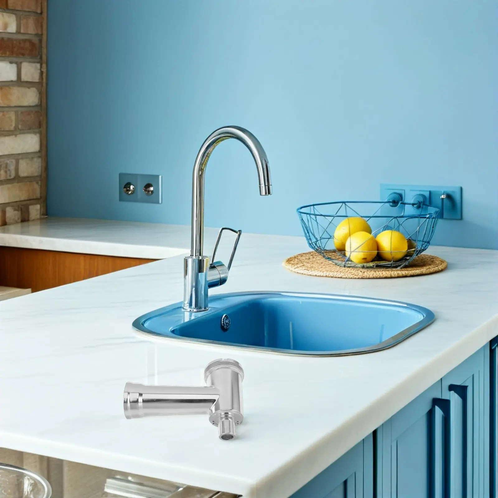 Electric Meat Grinder Barrel Aluminum Alloy Housing Replacement for Kitchen Stand Mixer Attachment Meat Processing Spare Part