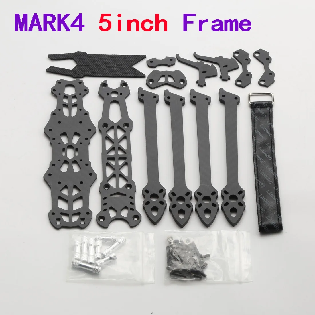 YSIDO Mark4 5 Zoll FPV Kohlefaserrahmen 225 mm Radstand 5 mm Arm Freestyle Long Range Rahmen für RC Quadcopter Racing Drohne 8
