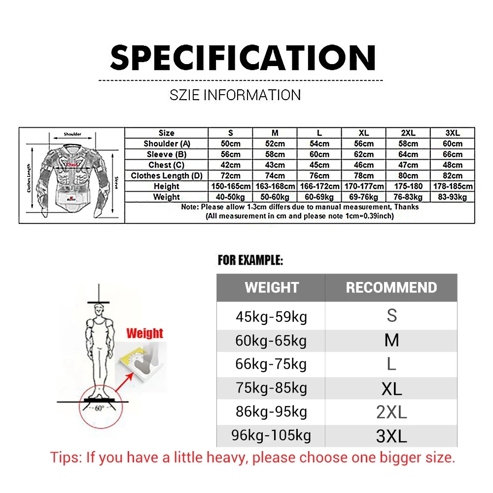 سترة دراجة نارية صيفية قابلة للتنفس لكامل الجسم درع دراجة نارية للرجال سترة سباق الدراجات النارية لركوب الدراجات النارية #6