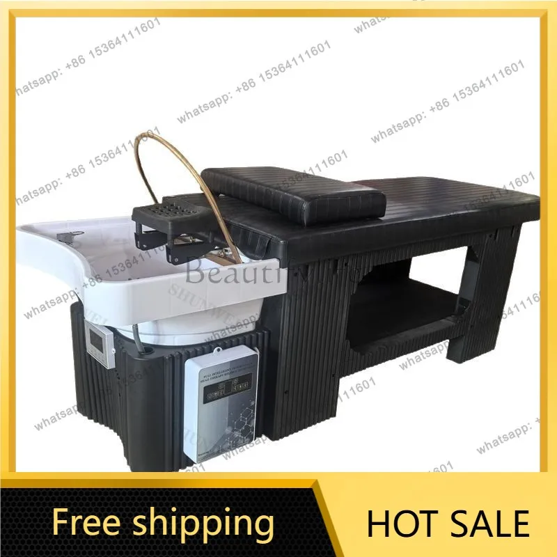 Factory Direct Sales Dual-purpose Bed Thai Shampoo Bed Barber Shop Massage Water Circulation Water Heater