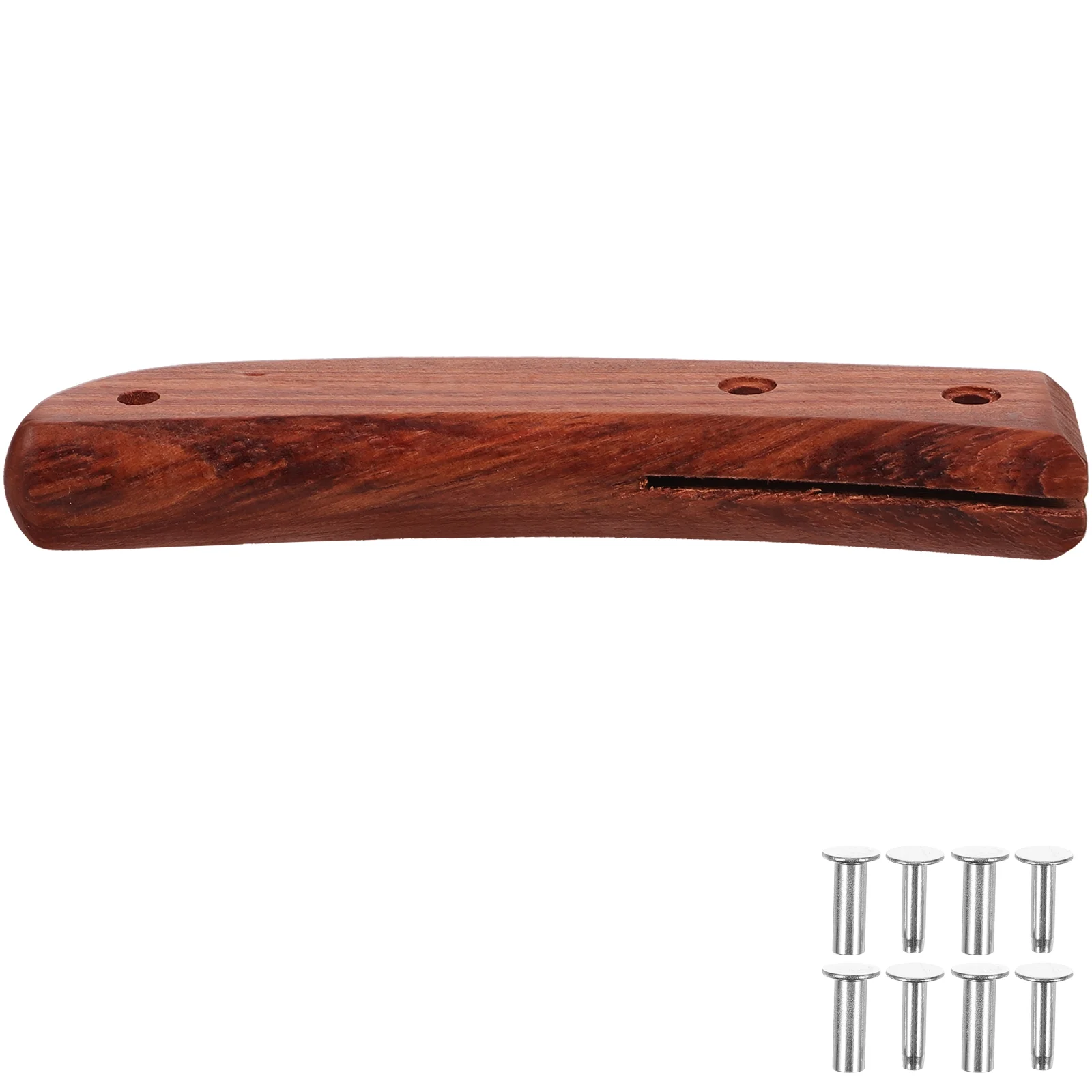 Chefs Knife Wood Handle Replacement Wooden with Holes Repair Grip Kitchen